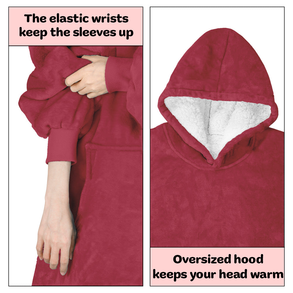 Custom Pattern Blanket Hoodie