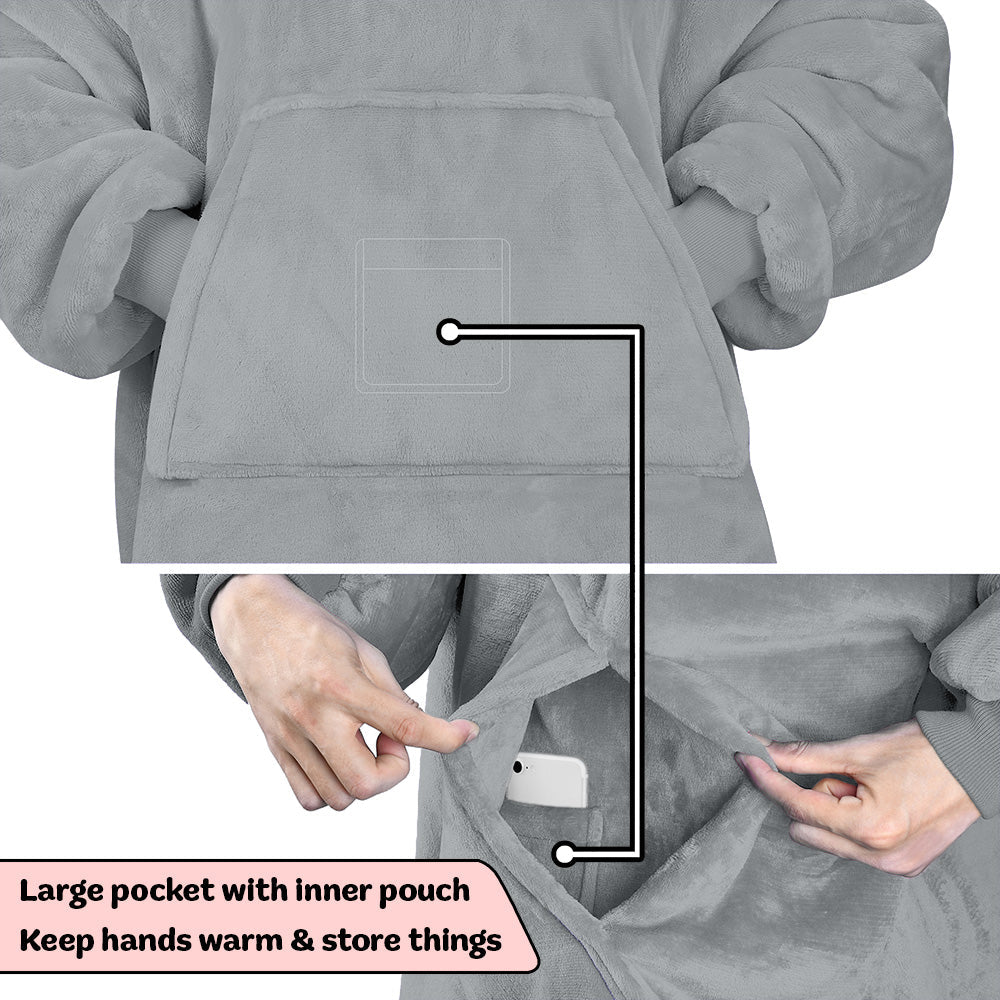 Custom Full Print Blanket Hoodie