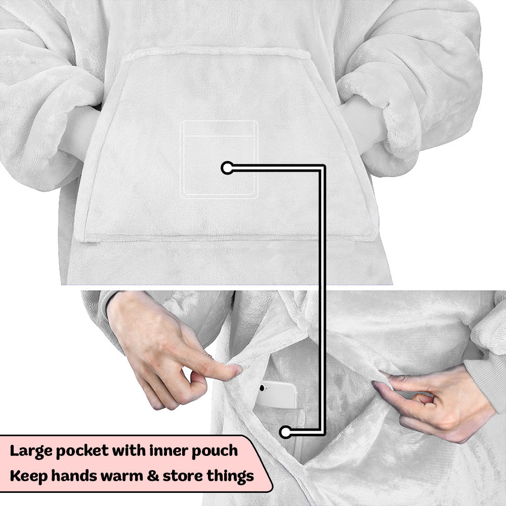 Custom Pattern Blanket Hoodie